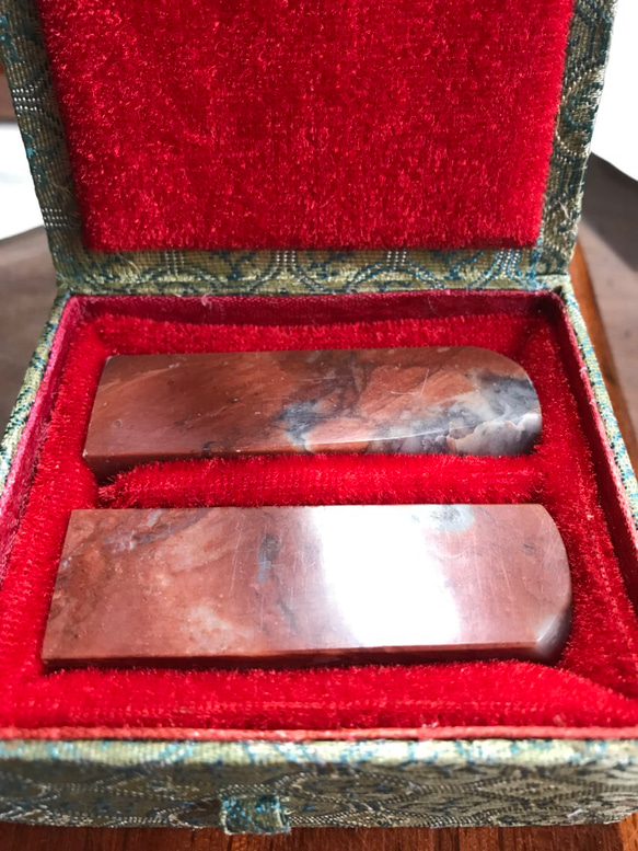 姓名印と雅号印、冠冒印の三顆組をお作りします♪ 一文字 雅号印