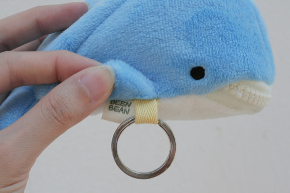 mini Whale Pouch 食いしん坊くじら小物入れ 8枚目の画像