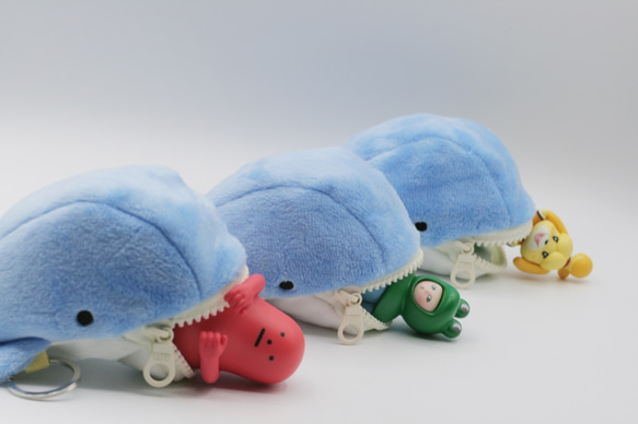 mini Whale Pouch 食いしん坊くじら小物入れ 10枚目の画像