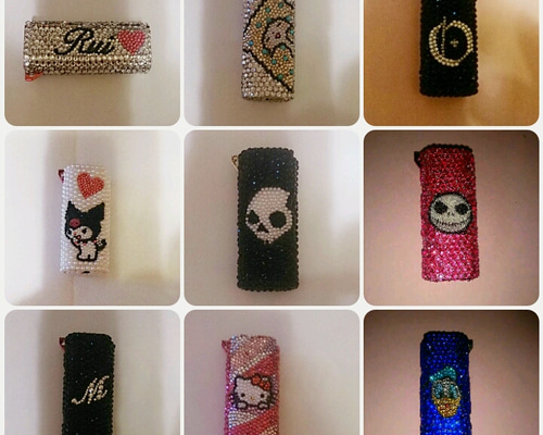 オーダー デコ ライターケース ケース代込 全面デコ デザイン一律料金