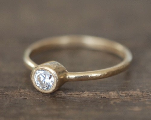 天然石オーダーも可 K18GP アンティーク風リング 指輪・リング atelier