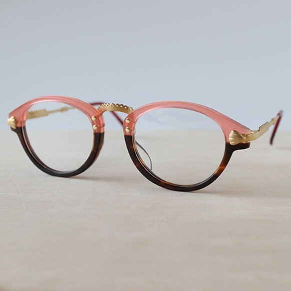 文青少女的眼鏡（pink×bekko K18GP） 第1張的照片