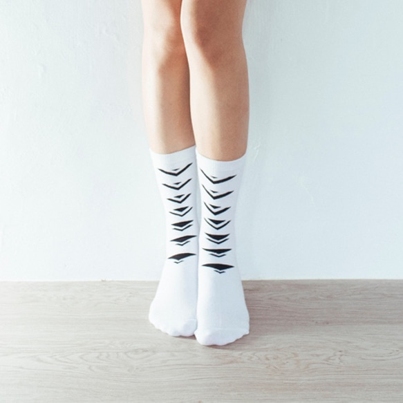 箭頭 / 黑 襪子 Arrows Socks (Black) 第1張的照片