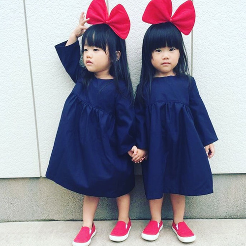 魔女っ子 ワンピース 100cm ワンピースのみ 子供服 handmade MARY 通販  