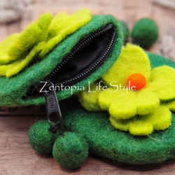 【Zentopia手工芸Felting-]  - 禅花円形パッケージPWR0302-GR 3枚目の画像