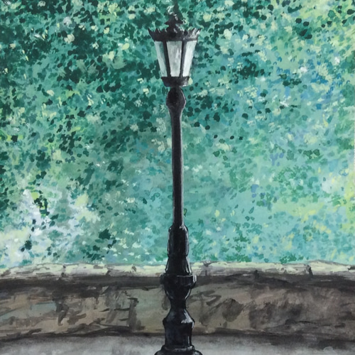 街灯シリーズ4枚セット(A4複製) 絵画 Knight Time 通販 8920942