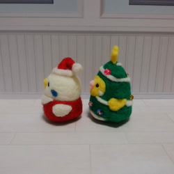【ころ様オーダー専用】愛鳥様クリスマスなトリ(･♢･)コモノ 2枚目の画像