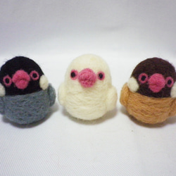 カラス(・♢・)コモノ 羊毛フェルト enako(・♢・) 通販 2597473