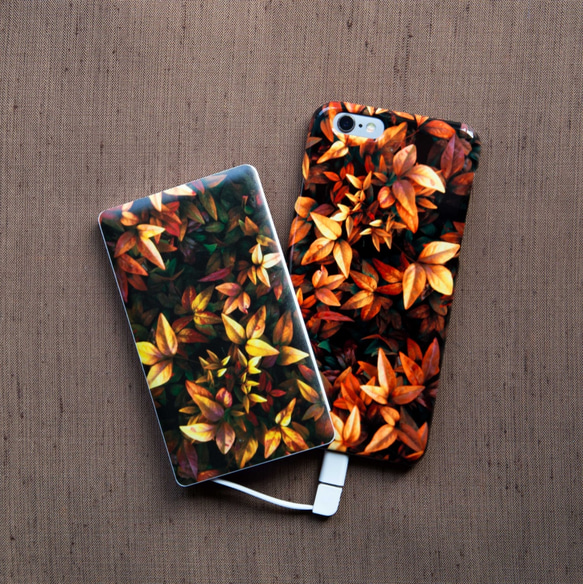 モバイルバッテリー「草葉のサラダ」iphone/android対応　送料込み 4枚目の画像