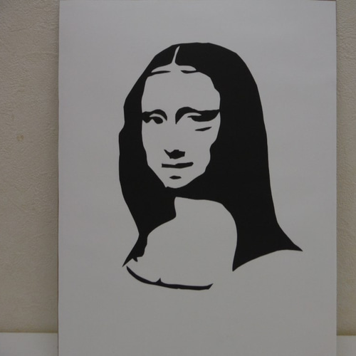 三流が作ったモナリザ 切り絵 ノッチ 通販 3854139｜Creema(クリーマ