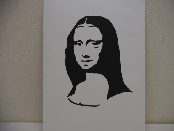三流が作ったモナリザ 切り絵 ノッチ 通販 3854139｜Creema(クリーマ