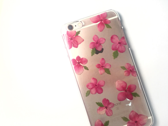 押花手機殼 | 紫陽花 | 繡球花 | pressed flower phone case 第1張的照片