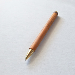 A】PEN crack【屋久杉×水牛角｜回転式】数量限定 ○ 木軸/屋久杉/真鍮