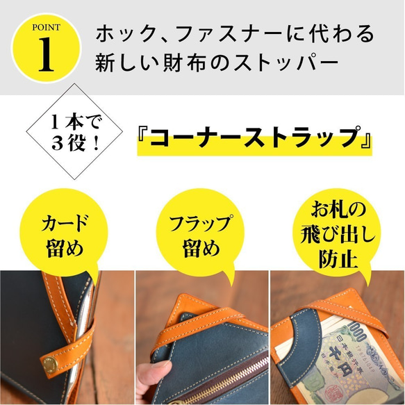 [3天內出貨][專利]7毫米超薄折疊錢包，具有終極功能[Ri kotowari® slim]（胭脂紅） 第7張的照片