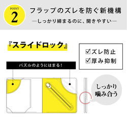 薄皮革迷你錢包[Rikotowari®mini]（經典藍色） 第5張的照片