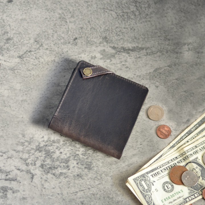 【3日以内発送】《特許》手のひらサイズのミニ財布【理 kotowari® mini】（グラファイト）