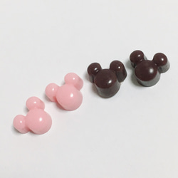 チョコレート風素材（チョコ色）10個入り 2枚目の画像