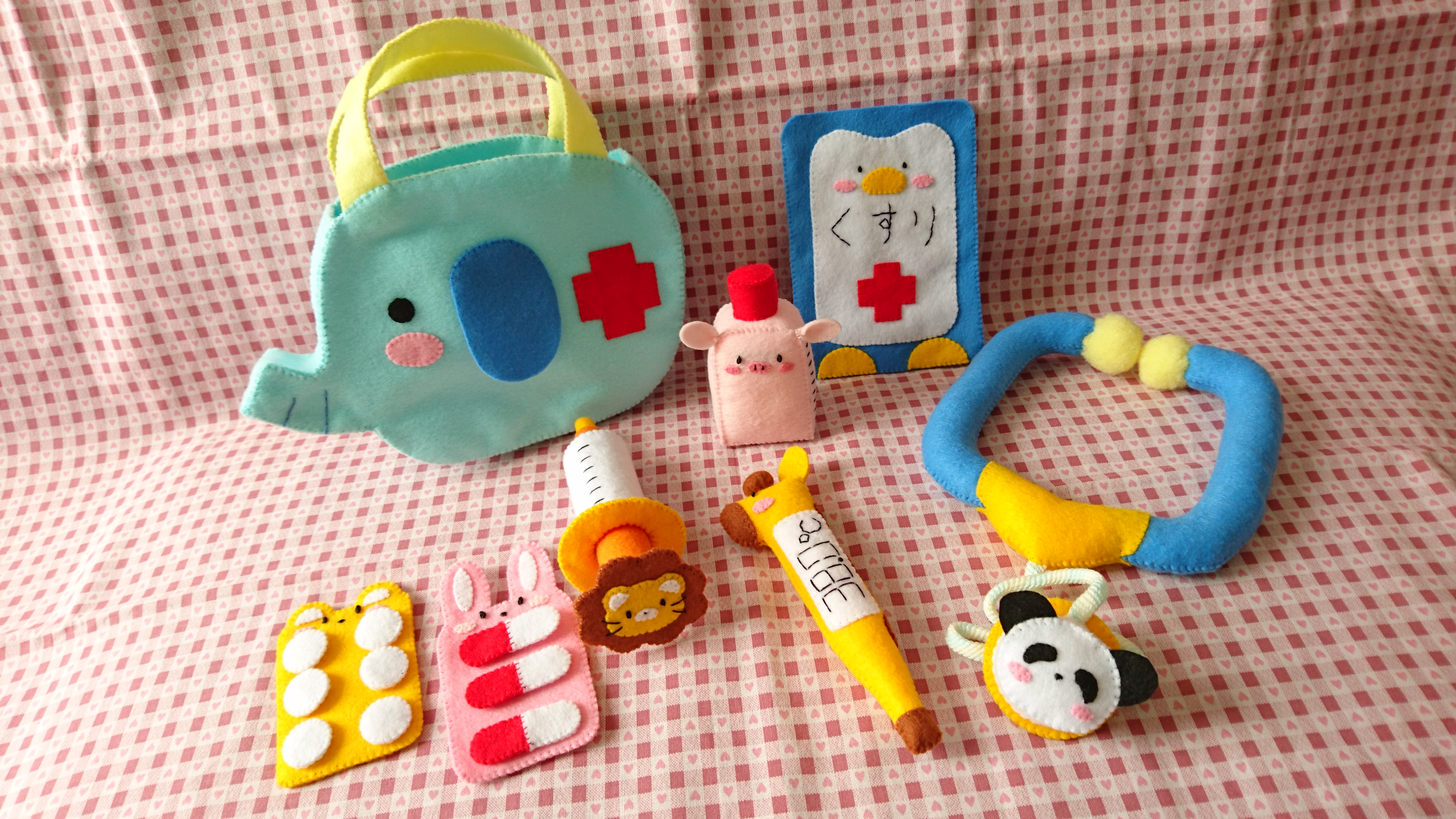 36 フェルトままごと　お医者さん　オーダーページ