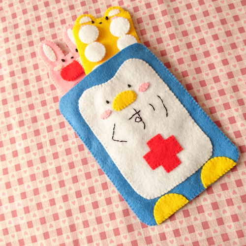 フェルトままごと☆どうぶつお医者さんセット☆受注製作 おもちゃ 