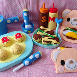 作家さま フェルトままごと セット 2d0e9d5d631518993e11206286e1eb