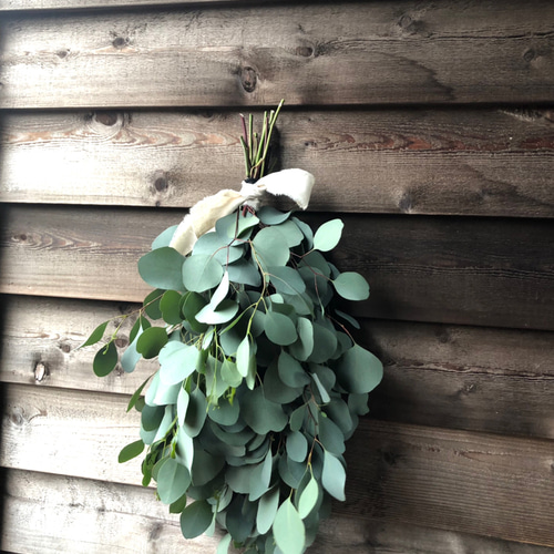 再販人気♫ユーカリスワッグ フレッシュドライフラワー20