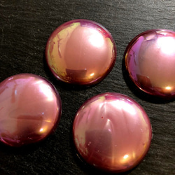 USA IMPORT VINTAGE CABOCHON BEADS 2P ヴィンテージ デコパーツ 3枚目の画像