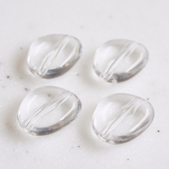 Import 8pcs Acrylic Beads 特Aアクリルビーズ インポート 透明 方 clear FRC003C 1枚目の画像