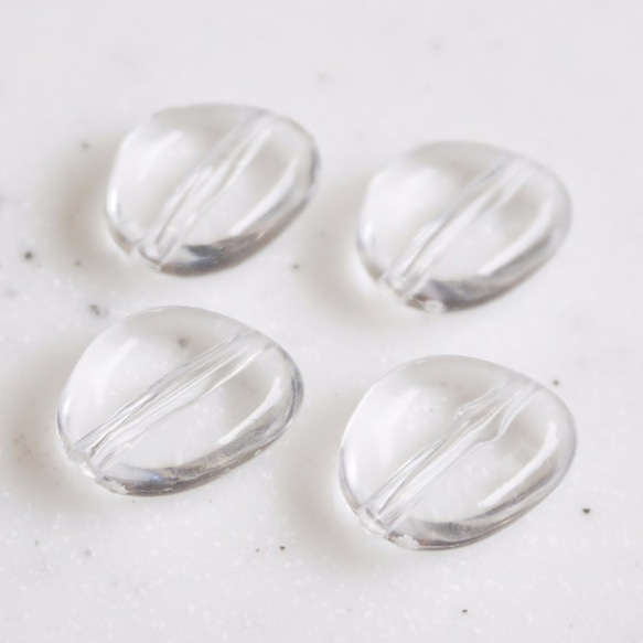 Import 8pcs Acrylic Beads 特Aアクリルビーズ インポート 透明 方 clear FRC003C 2枚目の画像