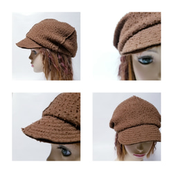 毛布みたいなウール生地で作った冬の帽子「mofu」 4枚目の画像