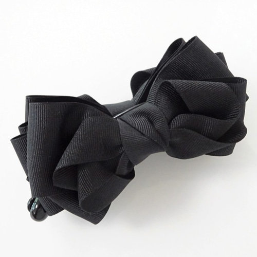 【販路限定】フラッフィーリボン バナナクリップ(ブラック) 販路限定】フラッフィーリボン バナナクリップ(ブラック) | バナナ
