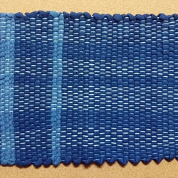 オーガニックコットンの草木染手織りランチョンマット 1枚目の画像