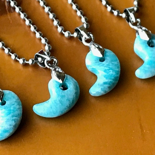 勾玉：アマゾナイト：ボールチェーン付 天然石 happy☆stone 通販