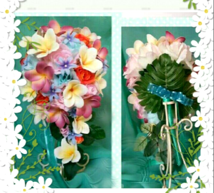 プルメリア✿ブーケ4点Set　オーダー可能