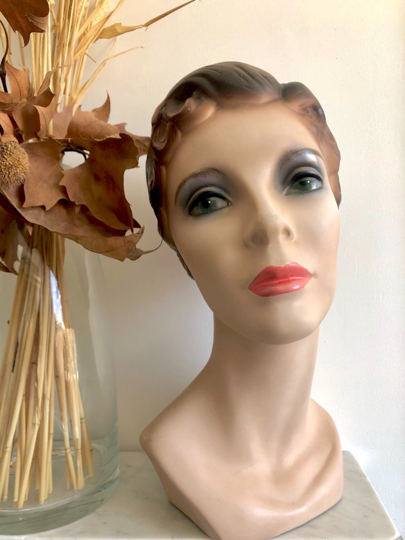 希少 vintage マネキンヘッド アメリカ製 トルソー1930s〜50s 希少