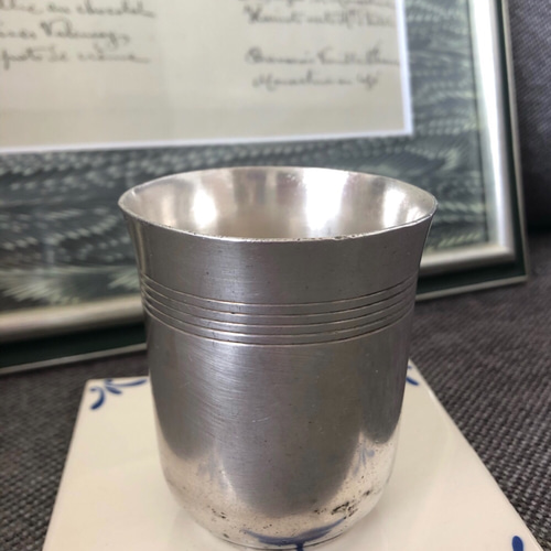 フランス 蚤の市 カップ 3個セット シルバープレート ブロカント フラ