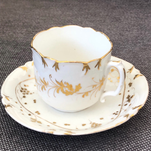 コーヒーカップ アンティークフランスの蚤の市購入品