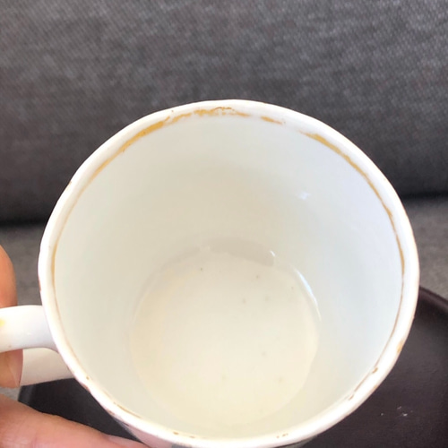 コーヒーカップ アンティークフランスの蚤の市購入品