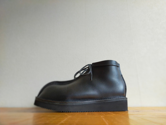 peanuts shoes (medium cut black) 3枚目の画像