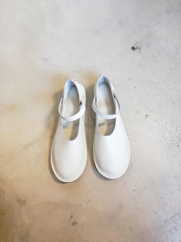 flat shoes(white) 1枚目の画像