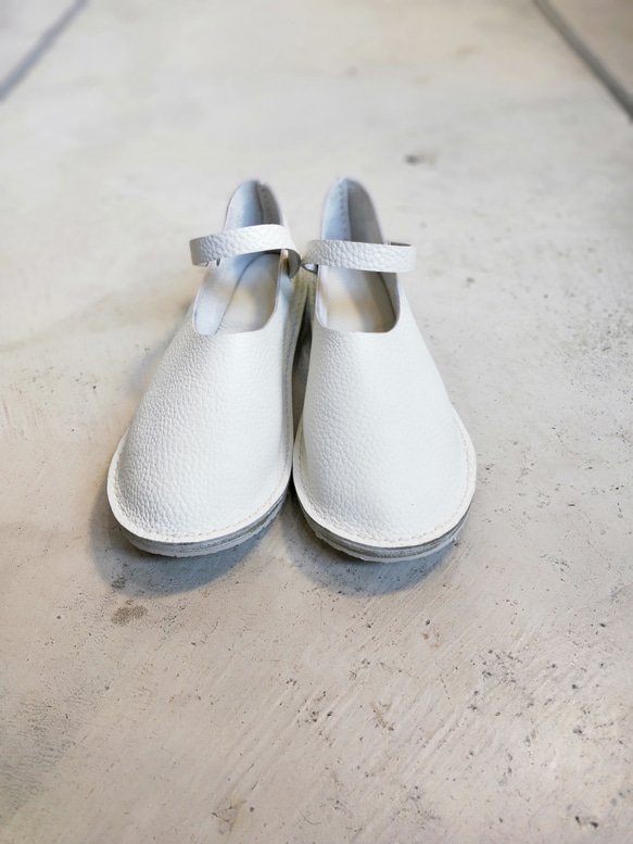 flat shoes(white) 2枚目の画像