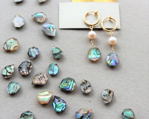 専用＊14kgf/アバロンシェル×クリスタルとブラウントパーズのトロピカルな植物 専用＊14kgf/アバロンシェル×クリスタルとブラウントパーズの