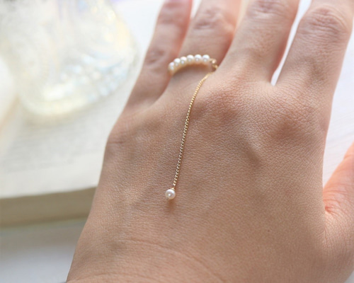 Jewel closet by L&Co. 淡水パール リング 13号