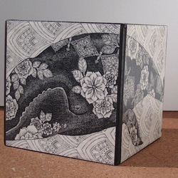 ＜紙の箱＞立方体からくり２段たんす 5枚目の画像