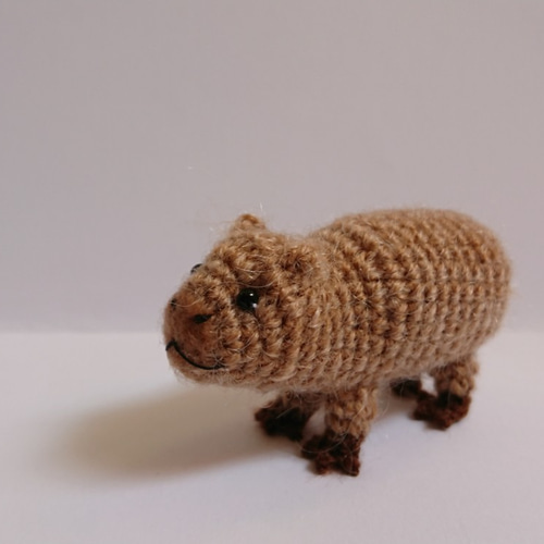 カピバラのあみぐるみ あみぐるみ ひろゆき 通販 8426365｜Creema