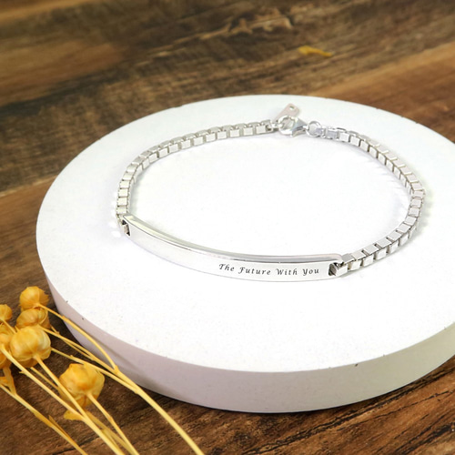 スターリングシルバー銀925・高純度ゲルマニウム粒4石 ブレスレット 日本製 ブレスレット スターリングシルバー銀925・高純度ゲルマニウム粒4石 日本製