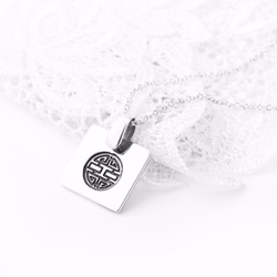 囍字ネックレスNecklace Silver Pendant-ART64 4枚目の画像