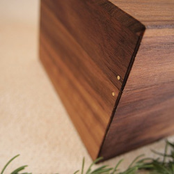 木製何でもボックス　道具箱　ウォールナット【受注生産】 9枚目の画像