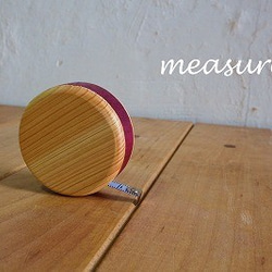 macaron 　木製メジャー　1M 5枚目の画像