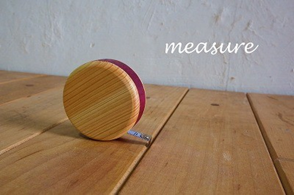macaron 　木製メジャー　1M 5枚目の画像