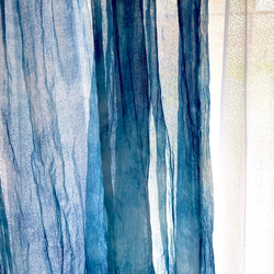 藍染めストール　- siosai - 1枚目の画像